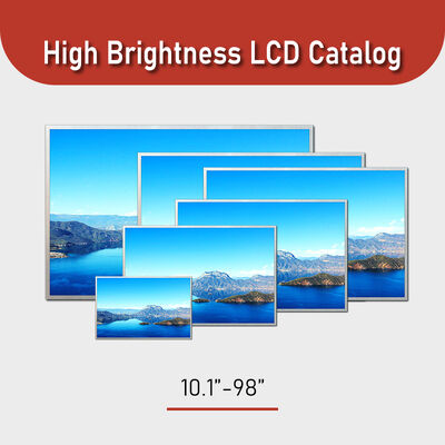 10.1-98" Panel Size High Brightness LCD Display with 700-5000 Typ. Brightness