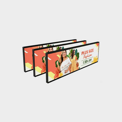 37-inch Bar Type Display LCD Advertising With Slim Design Full Metal Shell