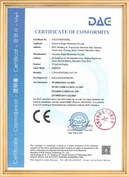 China Shenzhen Rogin Electronics Co., Ltd. certification